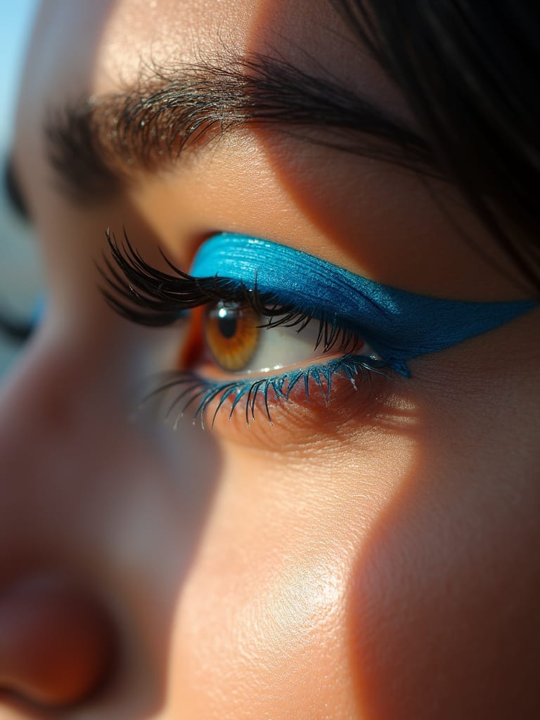 Types of Blue Mascara Trending This Year