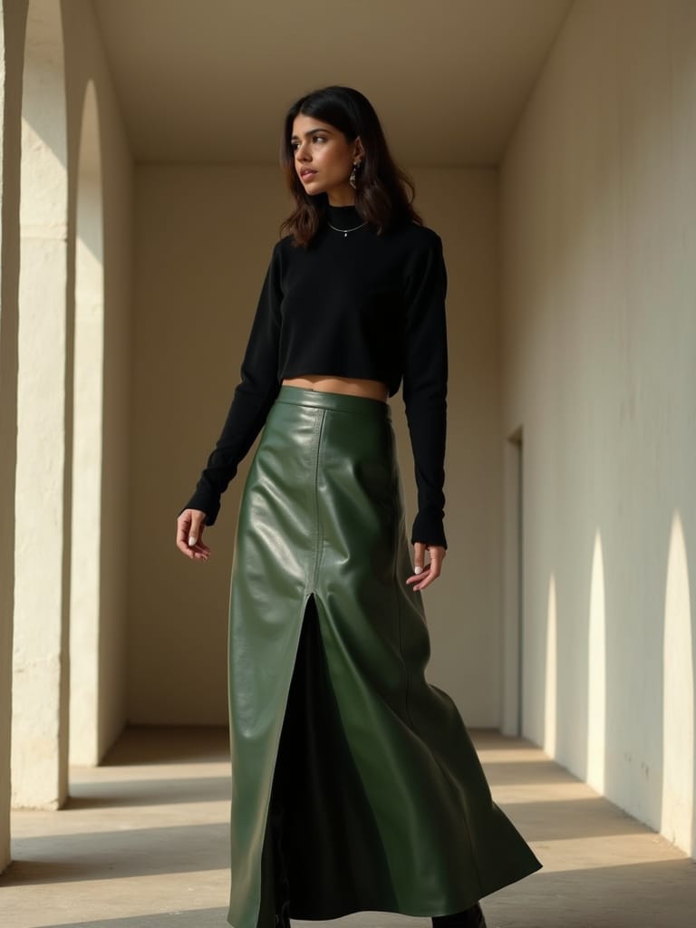 fd2f28d0 6528 4070 831b 806043ae3ce2 Leather Skirts: Bold Outfit Ideas to Rock This Season