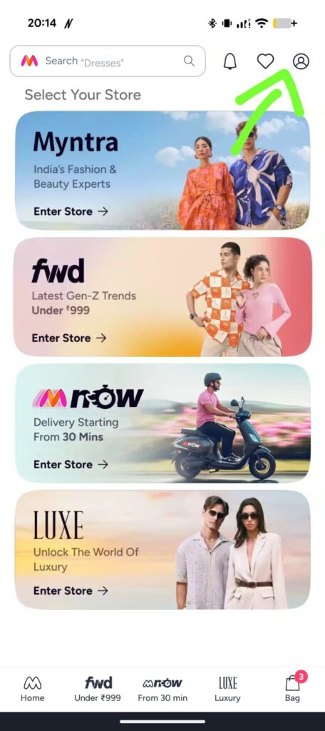 How to Cancel Order on Myntra Using a Mobile Phone (App)