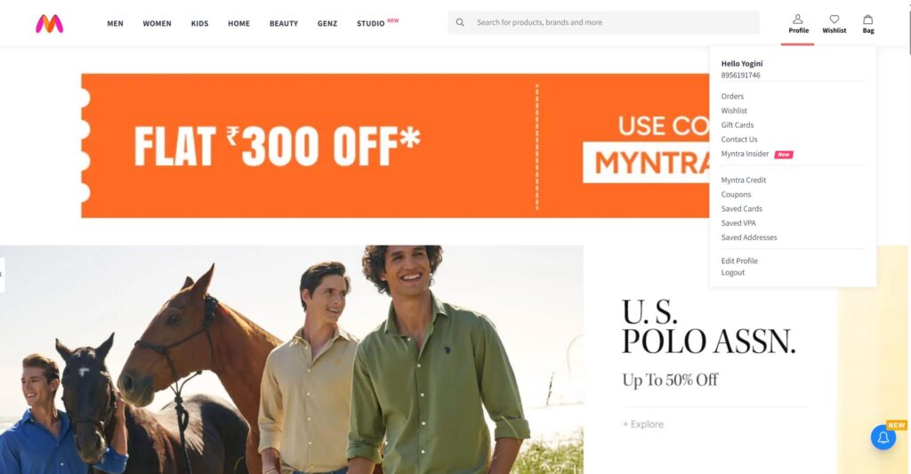 How to Cancel Order on Myntra Website