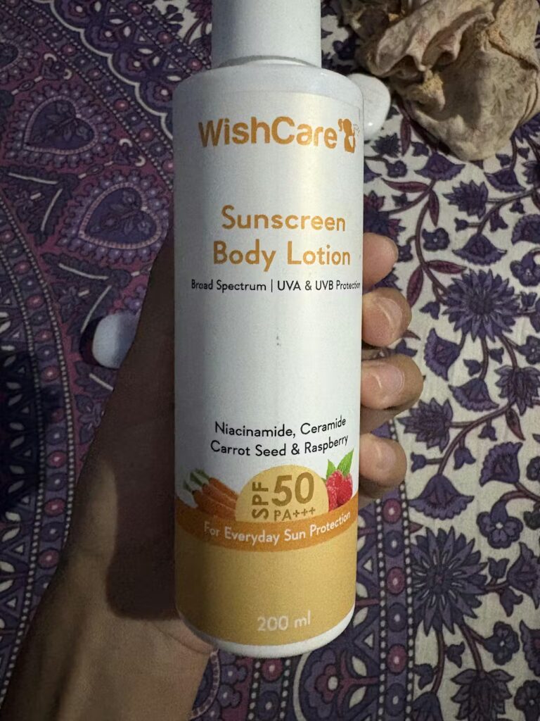 Overview of SPF 50 Sunscreen Body Lotion