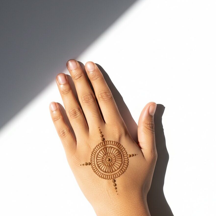 Basic Mandala Mehandi Design