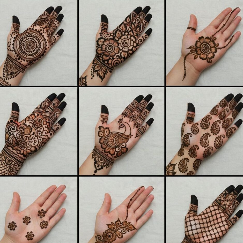 10 Elegant Mehandi Designs for Palm for a Beautiful Look