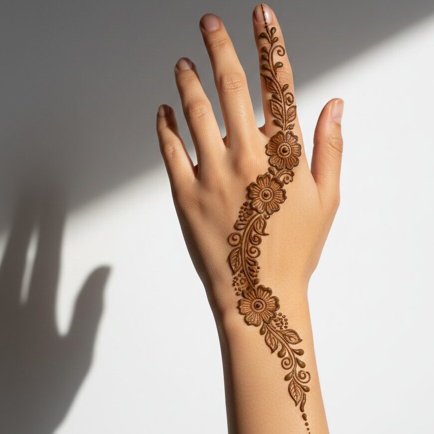 Half Hand Back Design