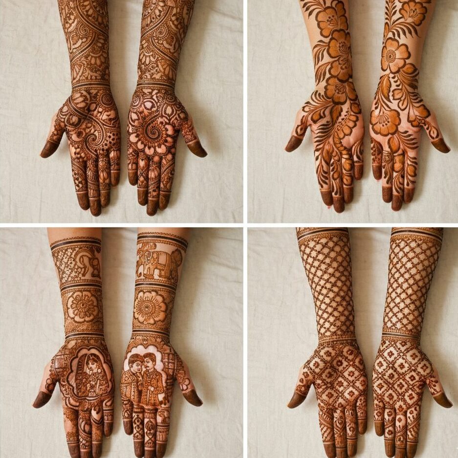  Mehandi Designs for Full Hand for Brides