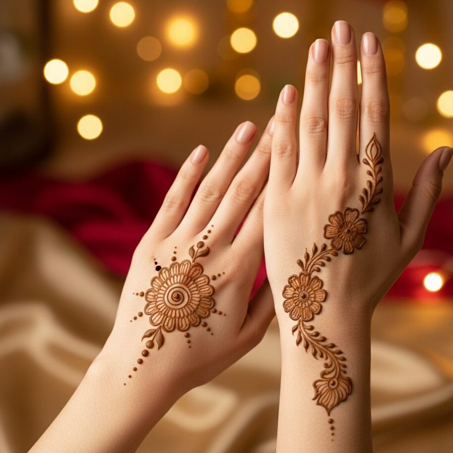 10 Stunning Simple Mehandi Designs for a Beautiful Look