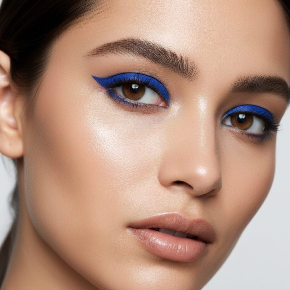 Blue Eyeliner: The Bold Eye Trend Defining Modern Makeup