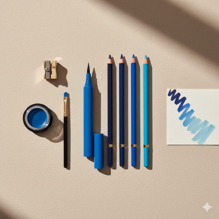 blue eyeliner shades Blue Eyeliner: The Bold Eye Trend Defining Modern Makeup