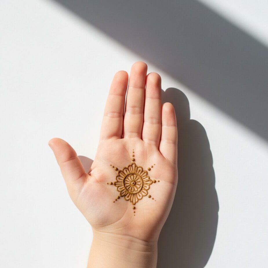 Mandala Mehandi Design for kids
