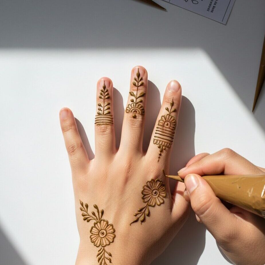 12 Easy Mehandi Designs for Beginners for a Beautiful Start