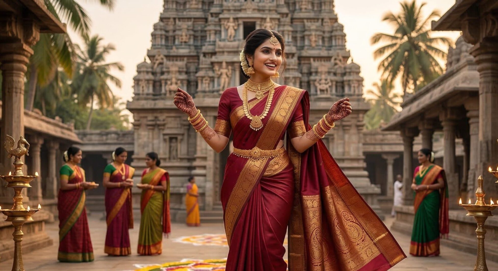 How To Drape the Karnataka Style Saree