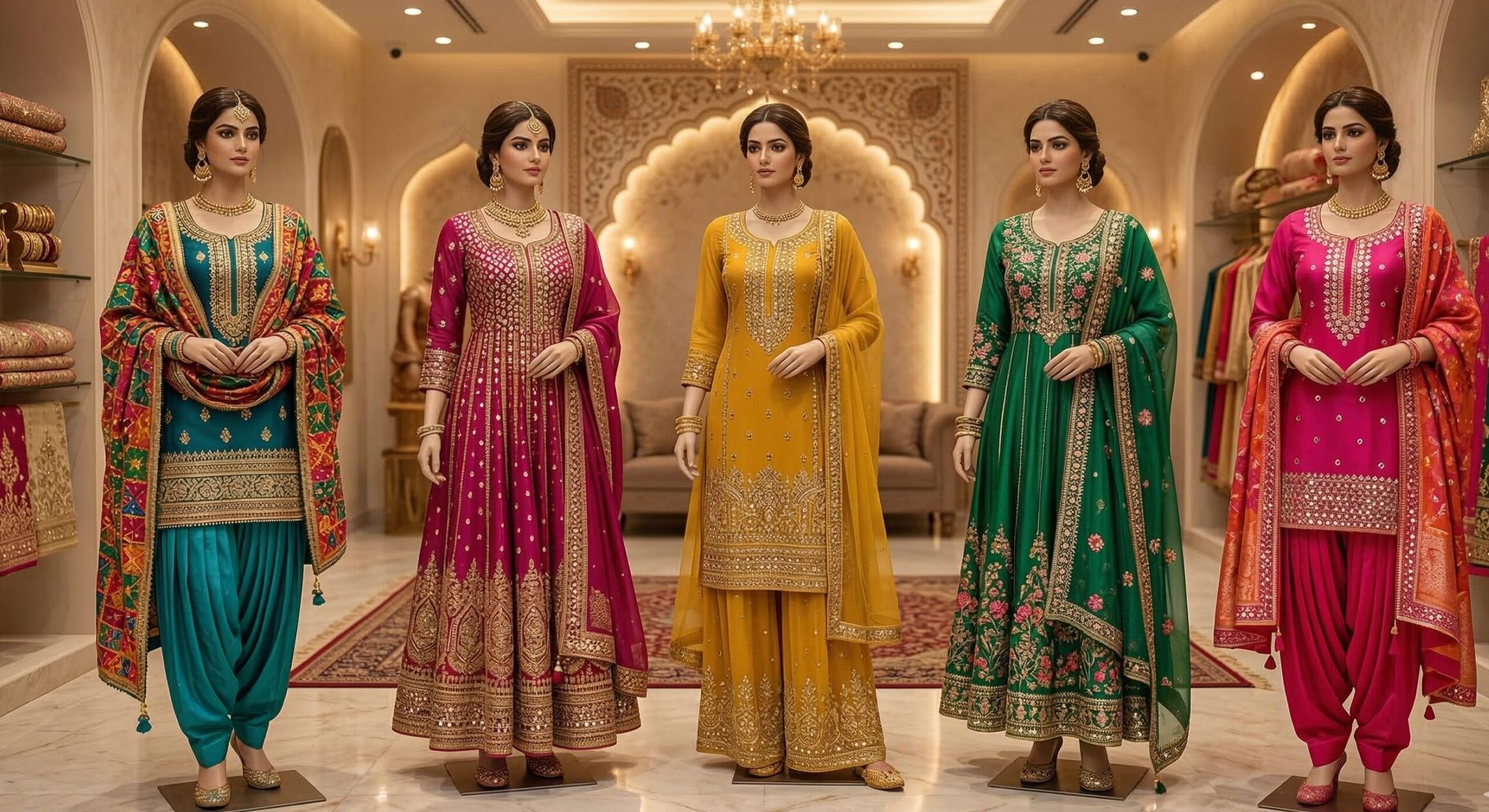 Recent Trends in Punjabi Suit Design for Girls