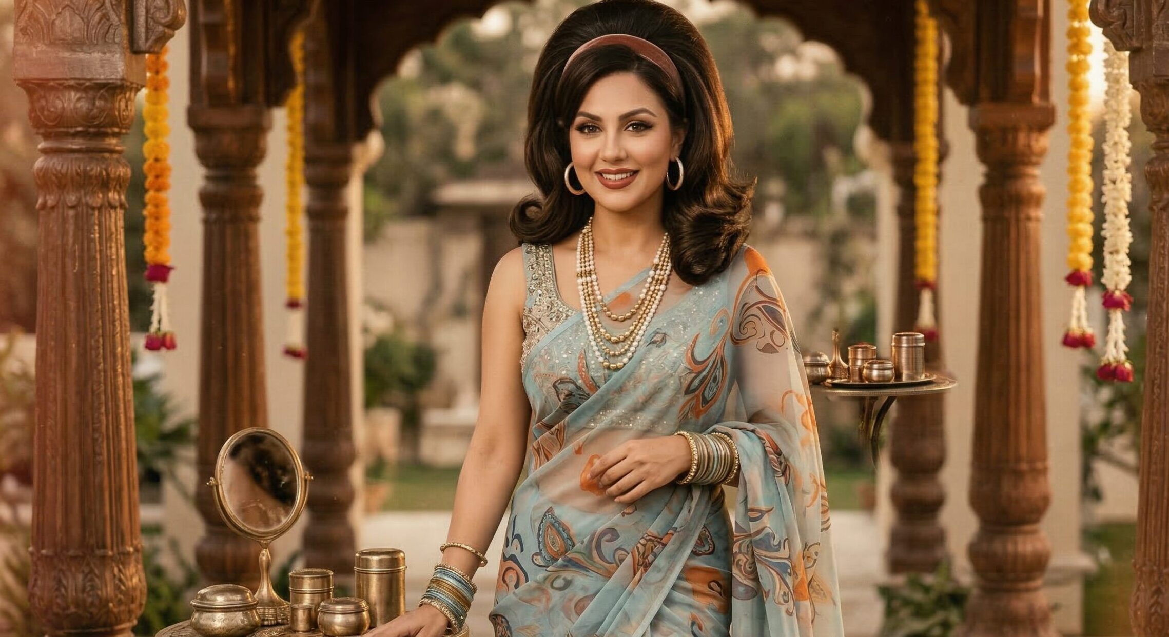 Why Retro Style Sarees are in Vogue Today?
