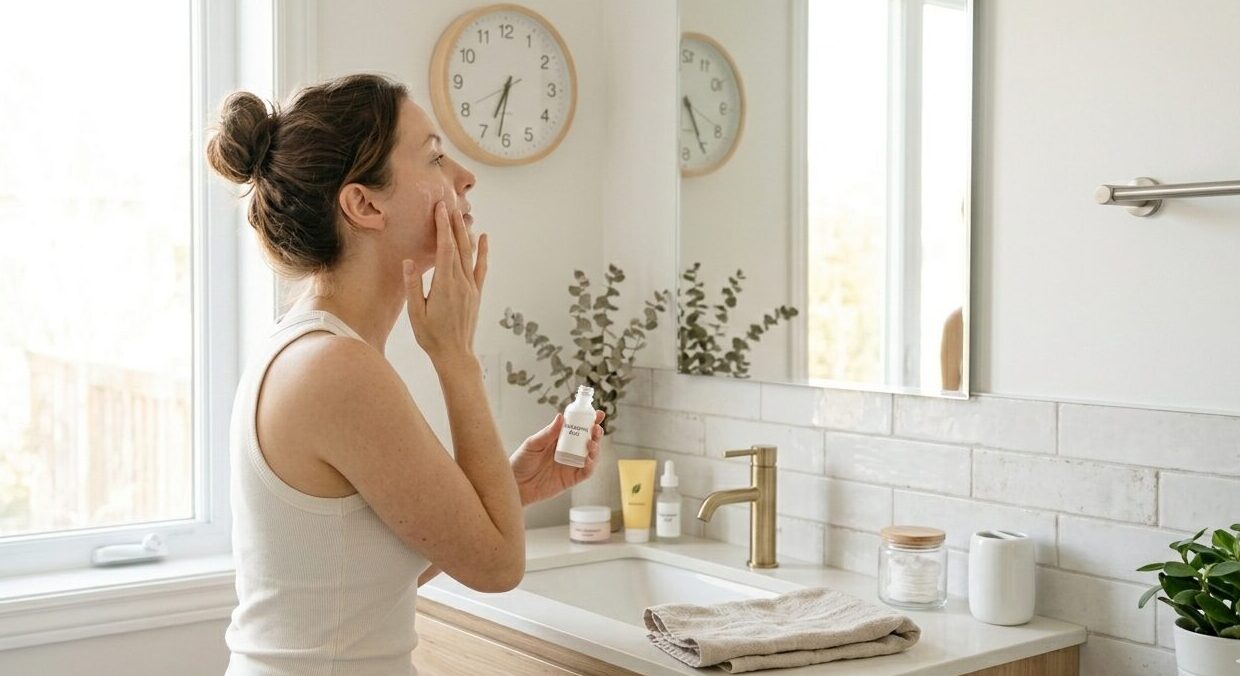 Short 5 Step & Easy Skincare Routine for Busy Women