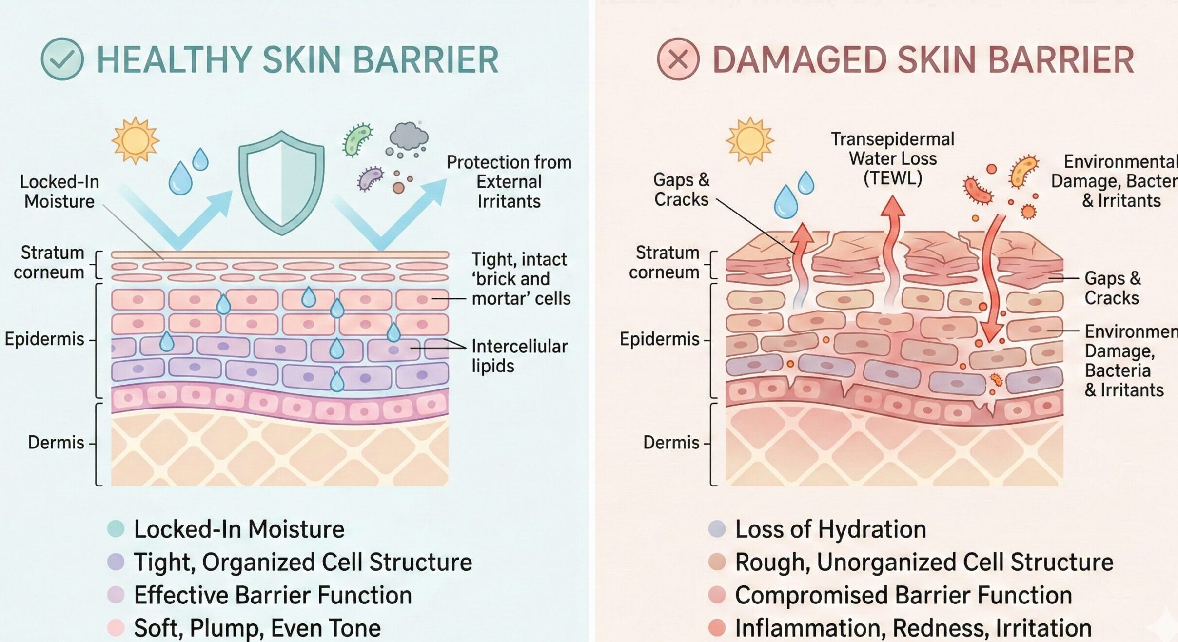 7 Usefulful Steps to Repair a Damaged Skin Barrier Fast