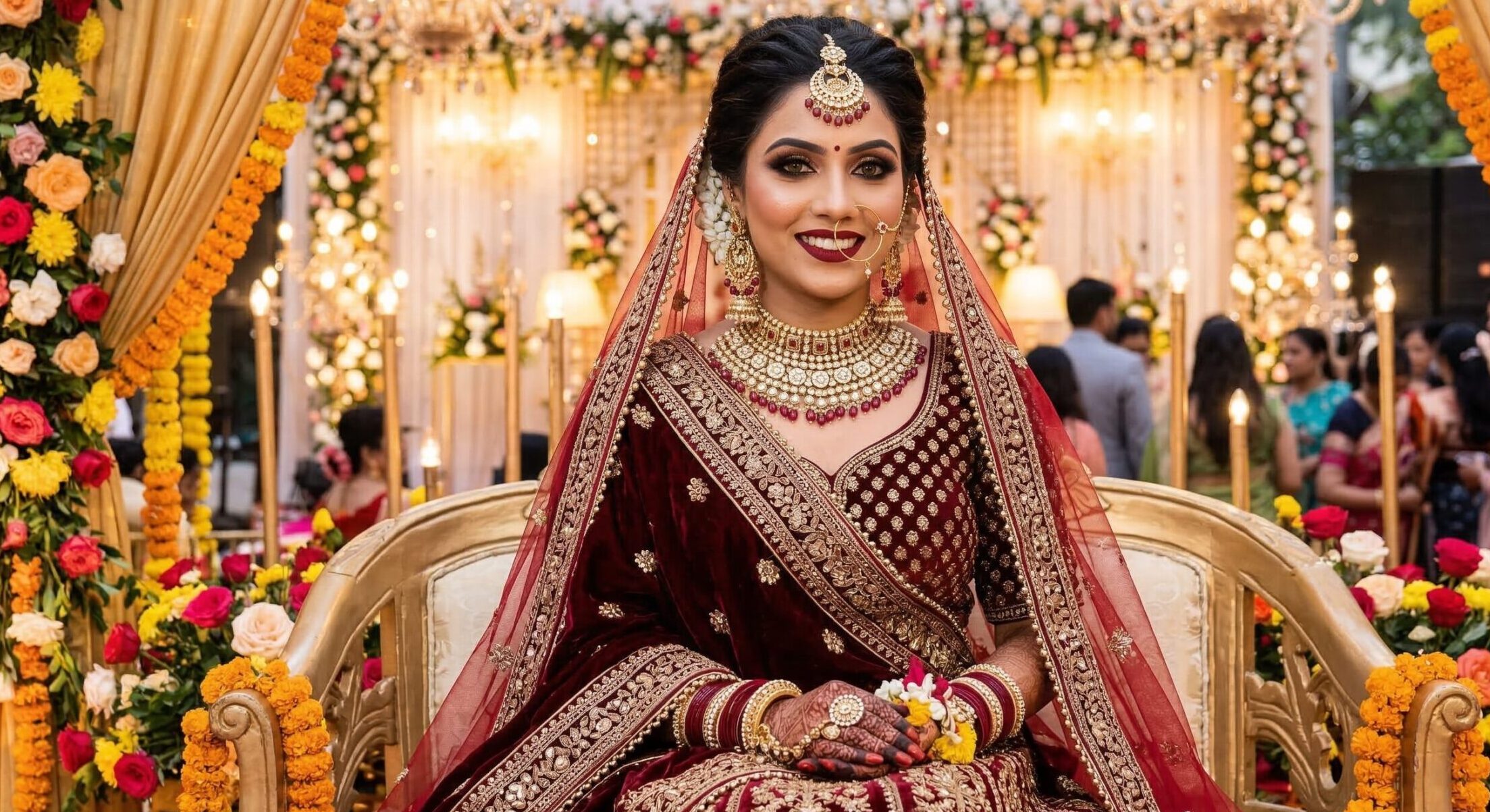 bridal makeup look