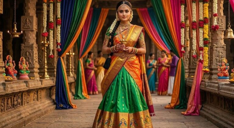 festive half saree edited Half Sarees for Women – Classic with a Modern Twirl