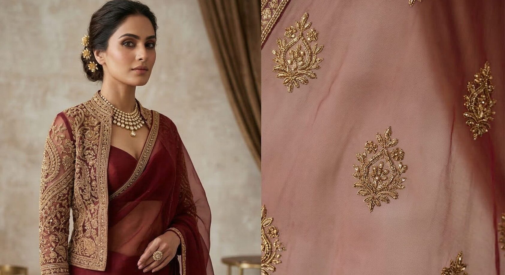 Why a Jacket Style Blouse for a Saree?