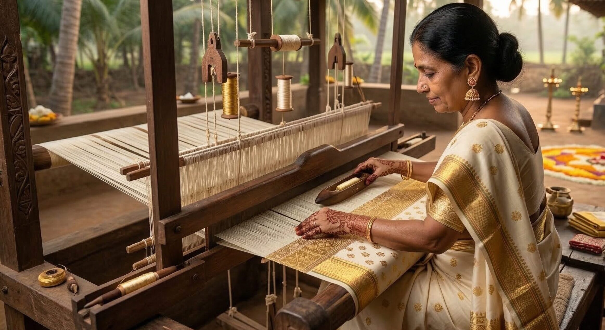 Why the Kerala Style Saree Is Perfect for Festivals