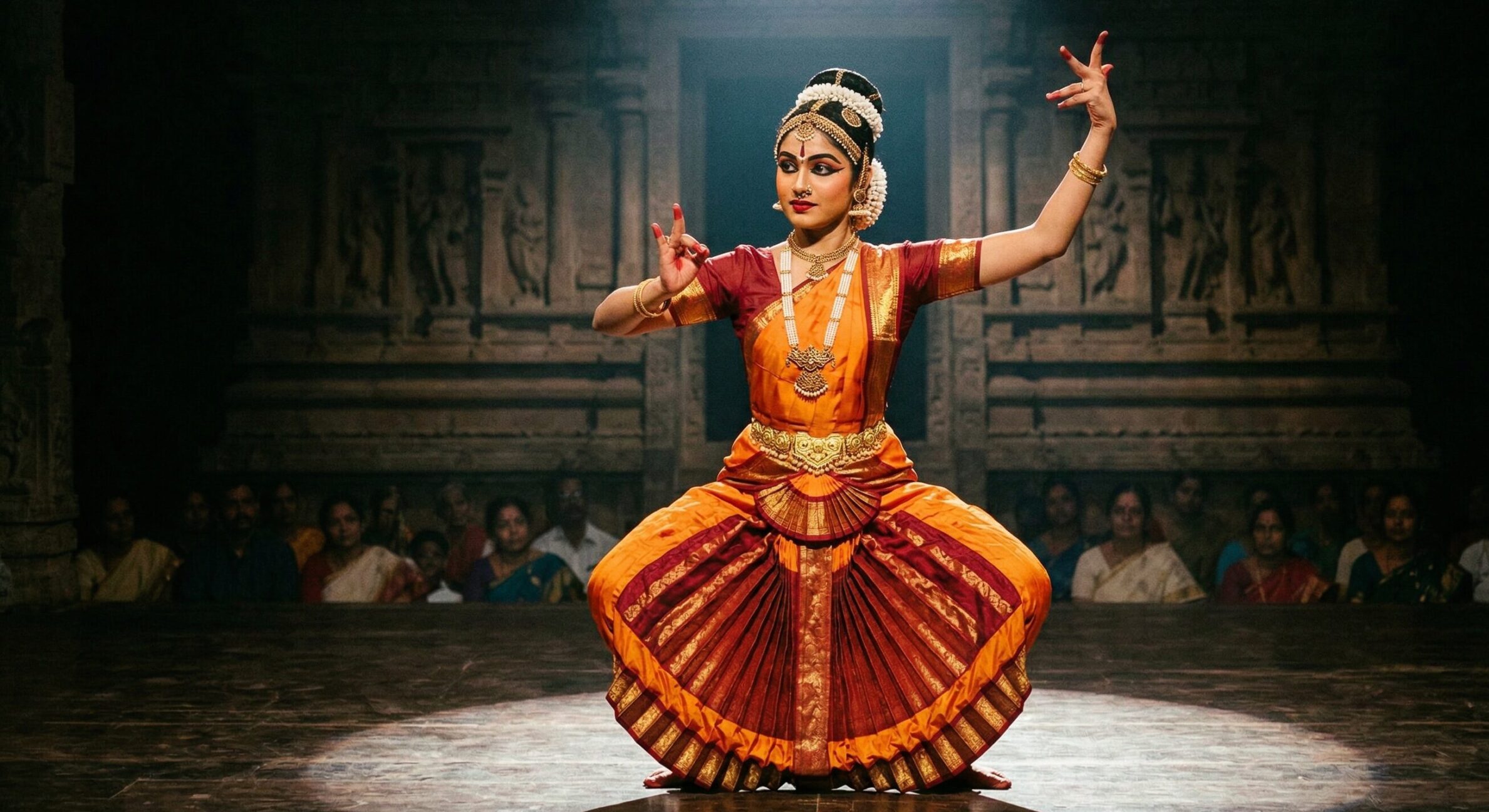 Step-by-Step Bharatanatyam Makeup Process