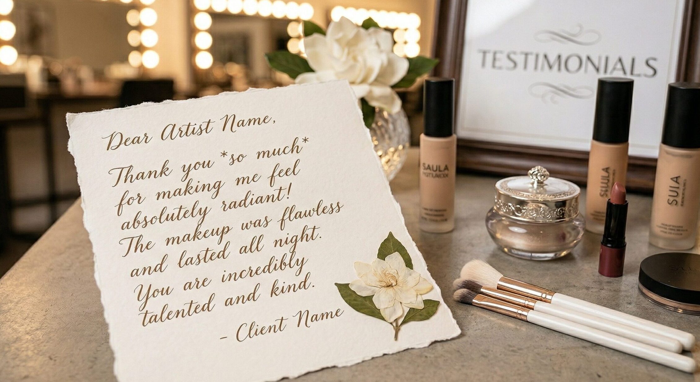 Feedback for Makeup Artist: How to Compliment a Makeup Artist