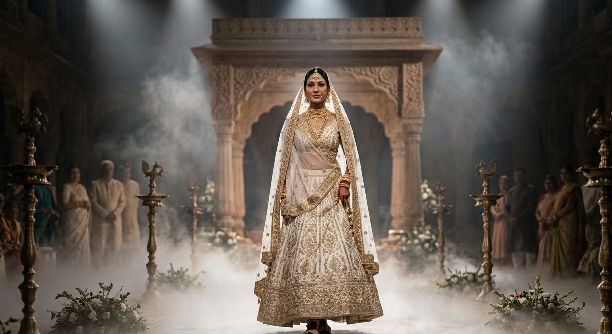 Styling Tips for White Bridal Lehengas