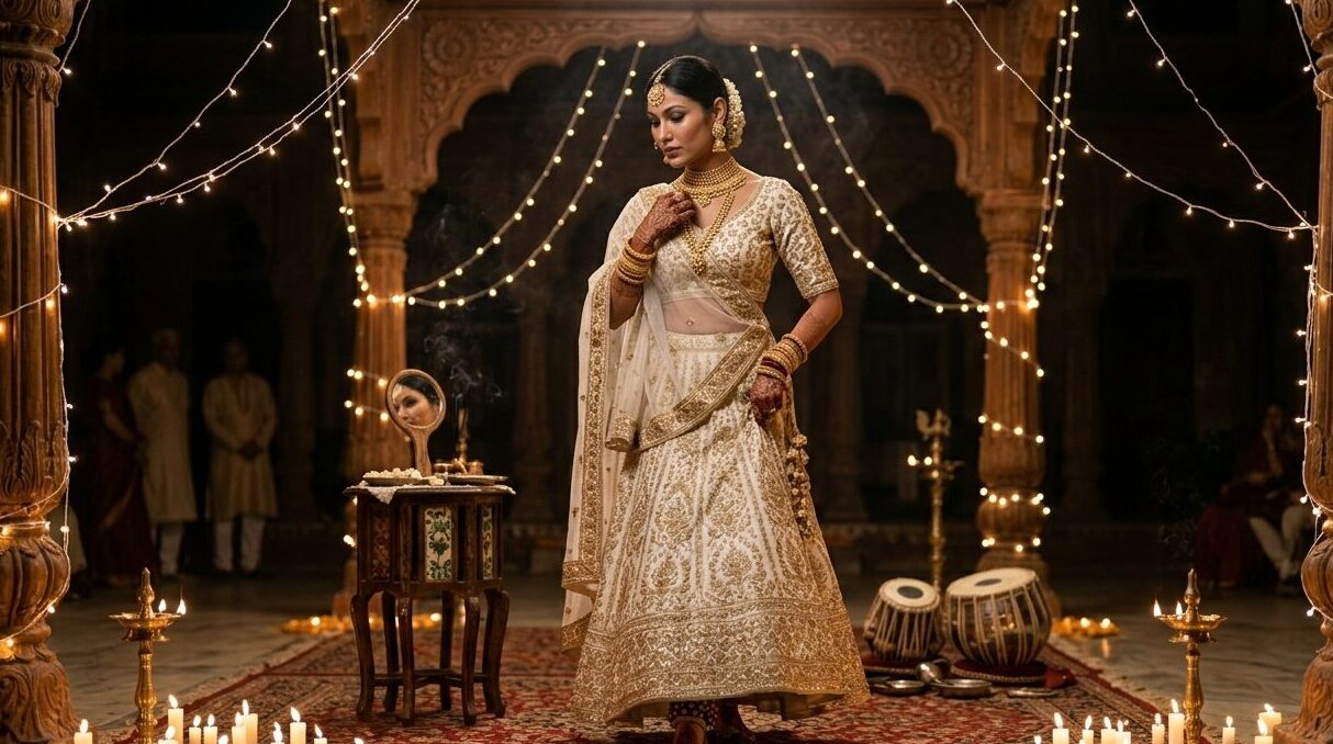 Explore Real White Bridal Lehenga Options